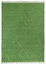 Shaggy rugs - Amberley Natural Cotton Shaggy (green)