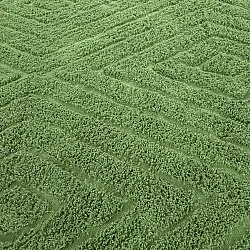 Shaggy rugs - Amberley Natural Cotton Shaggy (green)