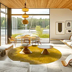 Round rug - Arbus (gold)