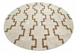 Round rug - Arlon Natural Cotton Shaggy (beige)