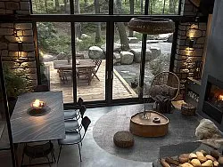 Round rug - Artena (grey)