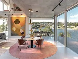 Round rug - Baden (pink)