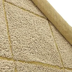 Shaggy rugs - Bellevue Natural Cotton Shaggy (beige/brown)