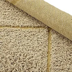 Shaggy rugs - Bellevue Natural Cotton Shaggy (beige/brown)