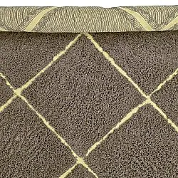 Shaggy rugs - Bellevue Natural Cotton Shaggy (brown/yellow)