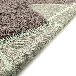 Shaggy rugs - Bellevue Natural Cotton Shaggy (taupe/green)