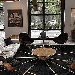 Wilton rug - Bellizzi (black)