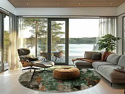 Round rug - Calabria (multi)