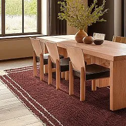 Shaggy rugs - Cataya Natural Cotton Shaggy (brown/beige)
