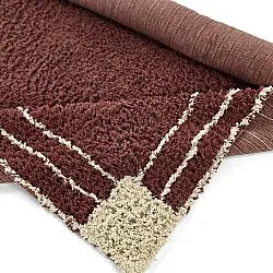 Shaggy rugs - Cataya Natural Cotton Shaggy (brown/beige)