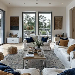 Wilton rug - Denizli (blue)