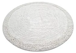 Round rug - Ebba Natural Cotton Shaggy (offwhite)