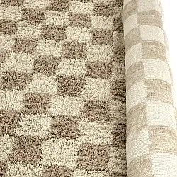 Shaggy rugs - Elsey Natural Cotton Shaggy (cream/sand)