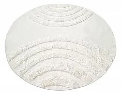 Round rug - Everly Natural Cotton Shaggy (offwhite)