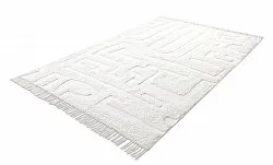 Shaggy rugs - Fallon Natural Cotton Shaggy (offwhite)