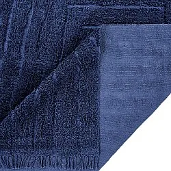 Shaggy rugs - Farley Natural Cotton Shaggy (blue)