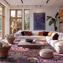 Wilton rug - Fernana (pink/multi)