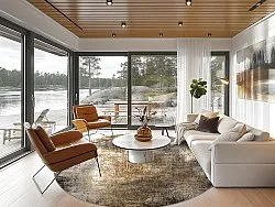 Round rug - Florent (brown)