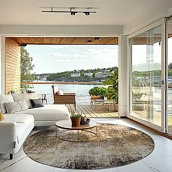 Round rug - Florent (brown)