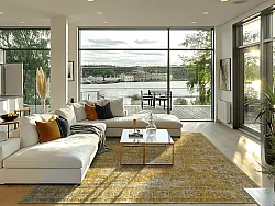 Wilton rug - Gombalia (yellow)