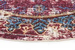 Round rug - Idri (burgundy/multi)