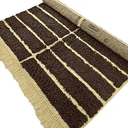 Shaggy rugs - Ikara Natural Cotton Shaggy (brown)
