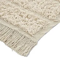 Shaggy rugs - Ikara Natural Cotton Shaggy (cream)