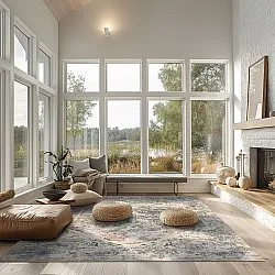 Wilton rug - Javis (blue/multi)