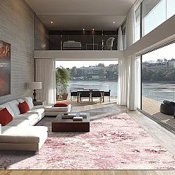 Wilton rug - Jufrah (pink)