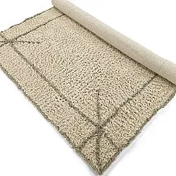 Shaggy rugs - Kairi Natural Cotton Shaggy (beige/taupe)