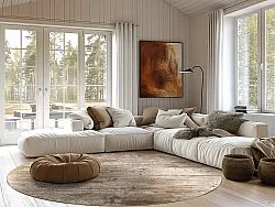 Round rug - Kebira (beige)
