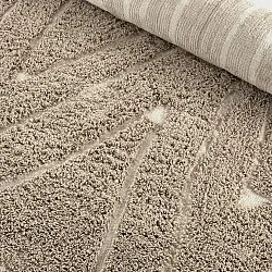 Shaggy rugs - Kindon Natural Cotton Shaggy (beige/white)