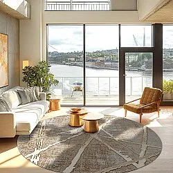 Round rug - Lagos (beige)