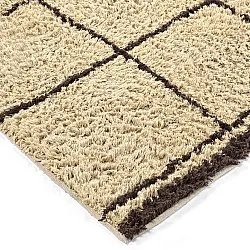 Shaggy rugs - Lana Natural Cotton Shaggy (beige/brown)