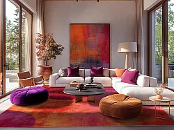 Wilton rug - Lazio (pink)
