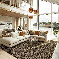 Wilton rug - Leopard (brown)