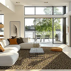 Wilton rug - Leopard (brown)