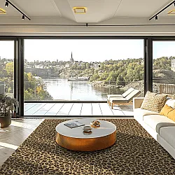 Wilton rug - Leopard (brown)