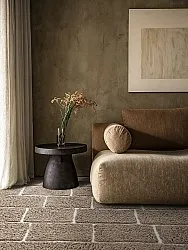 Shaggy rugs - Lindley Natural Cotton Shaggy (taupe/grey)