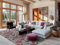 Wilton rug - Lois (pink/multi)