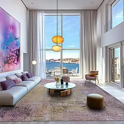 Wilton rug - Loures (purple)