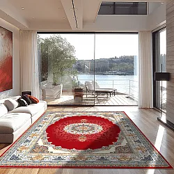 Wilton rug - Lukla (red)