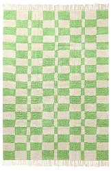 Shaggy rugs - Maranello Natural Cotton Shaggy (green)