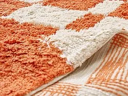 Shaggy rugs - Maranello Natural Cotton Shaggy (orange)