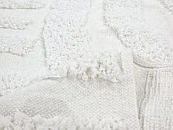 Round rug - Mavis Natural Cotton Shaggy (offwhite)