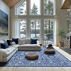 Wilton rug - Menfi (blue)