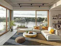Wilton rug - Mileto (grey/gold)