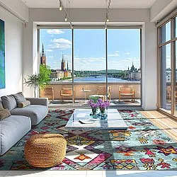 Wilton rug - Misare (blue/multi)