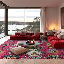 Wilton rug - Misare (pink/multi)