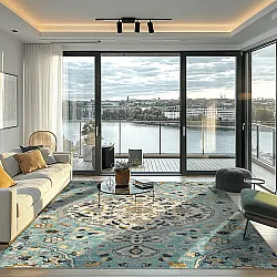 Wilton rug - Mojácar (blue)